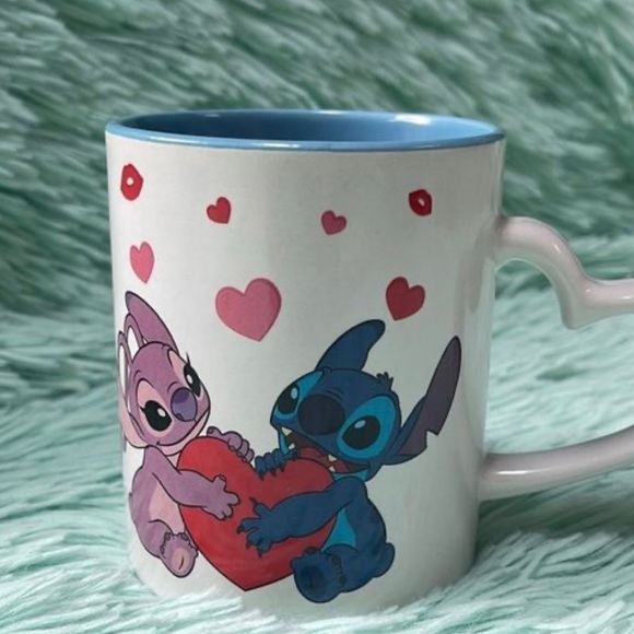 Disney Other - Nwt Stitch and Angel Heart Mug